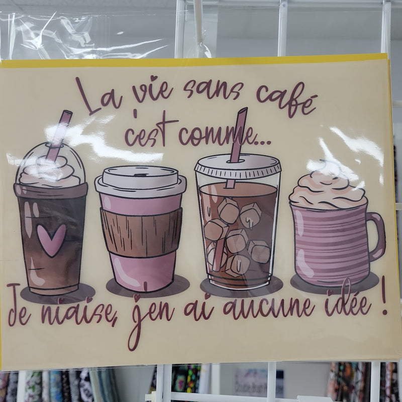 La vie sans café c'est comme..
