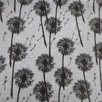 Leatherette - Black Dandelion