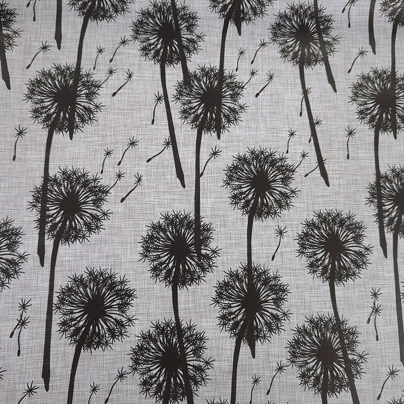 Leatherette - Black Dandelion