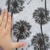 Leatherette - Black Dandelion
