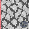 White Floral Woolen