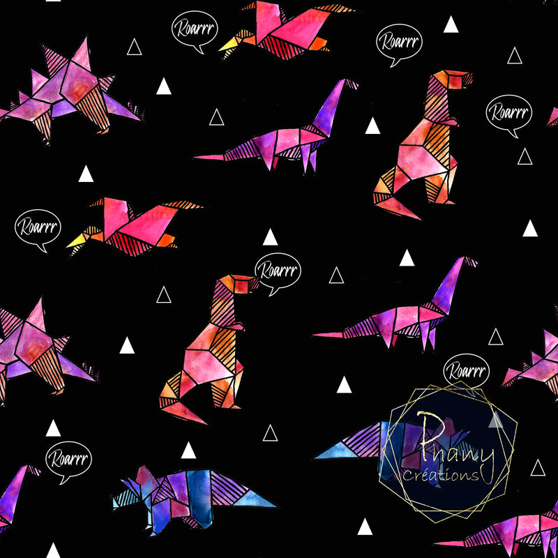 Dernière précommande - Dino Origami Rose