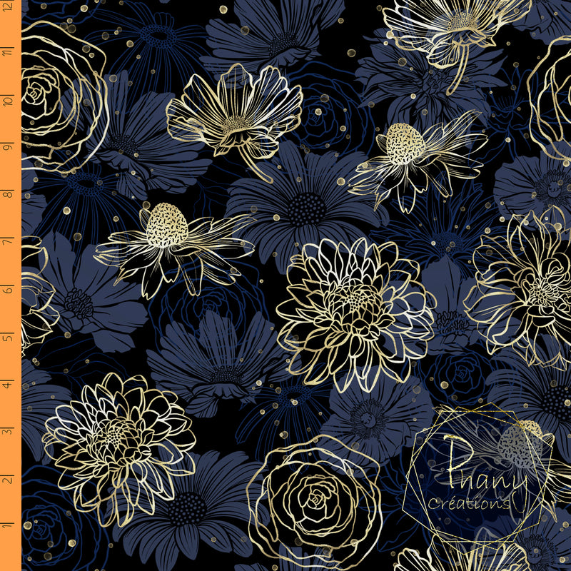 Dernière précommande - Fleur bleu or