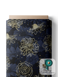 Dernière précommande - Fleur bleu or