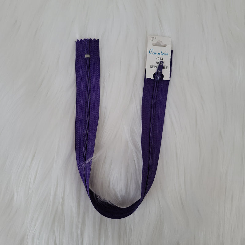35cm zips (zippers)