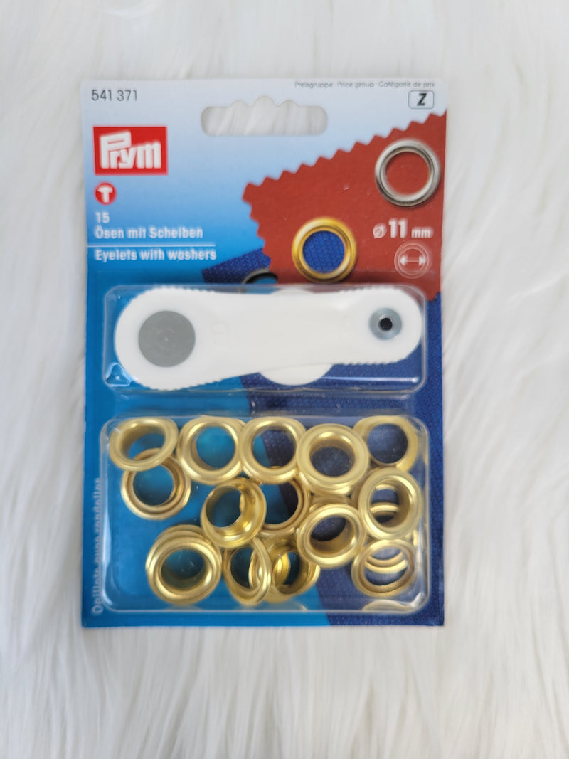 Oeillets 11mm Or