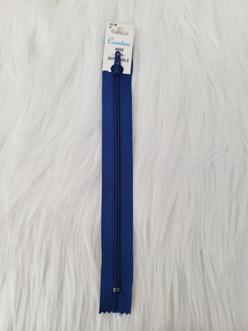 Zips 20cm (Fermetures éclaires)