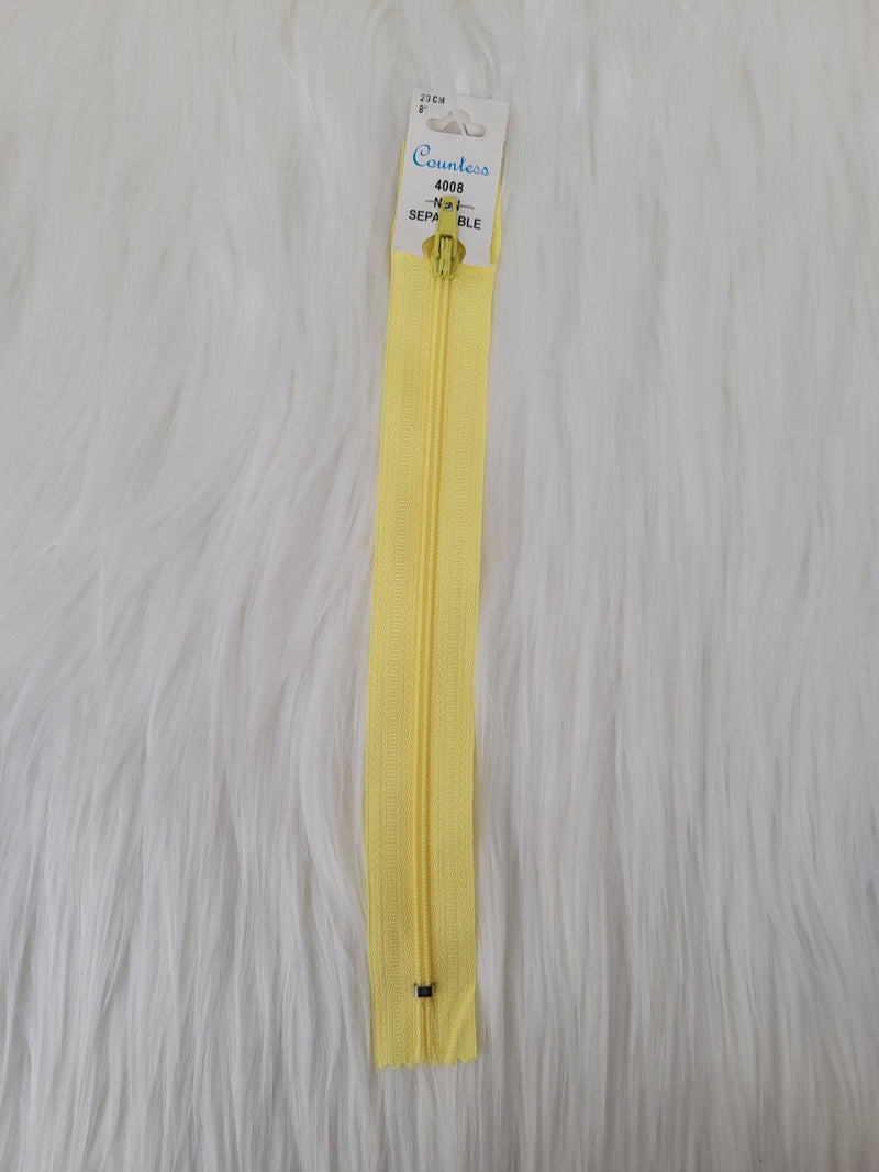 Zips 20cm (Fermetures éclaires)