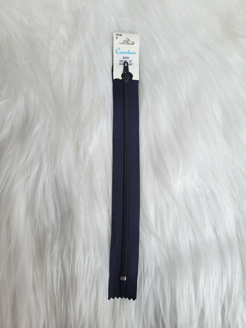 Zips 20cm (Fermetures éclaires)