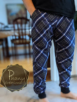 Plaid Bleu