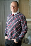 Red Diagonal Plaid