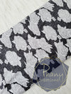 White Floral Woolen
