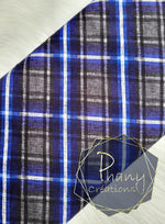 Plaid Bleu