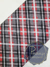 Red Diagonal Plaid