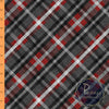Red Diagonal Plaid