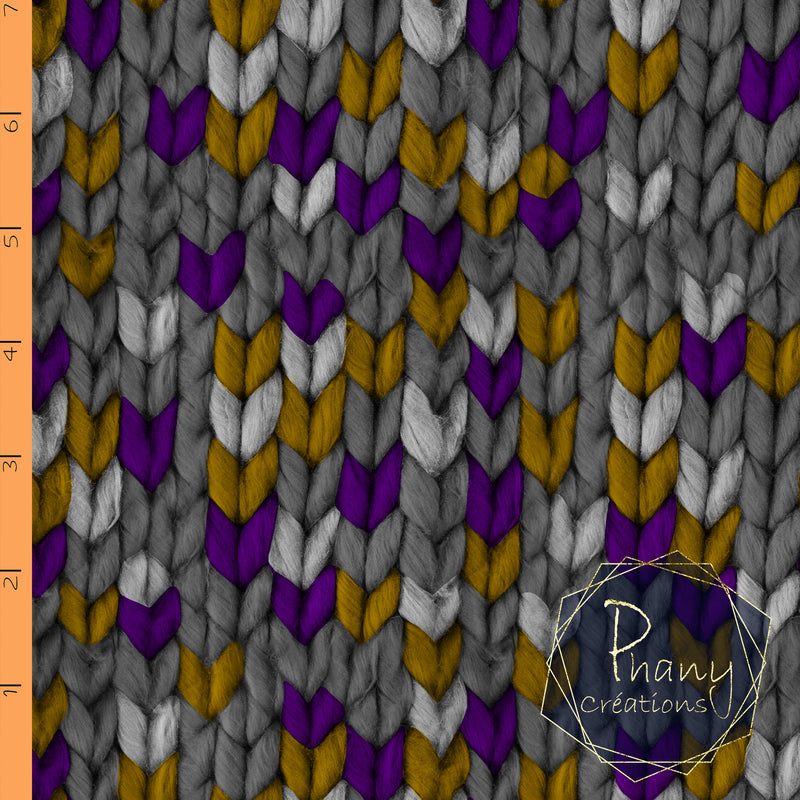 Lainage mauve